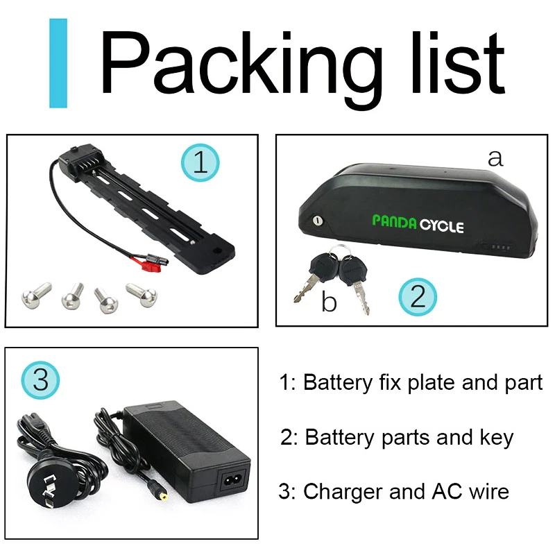 Polly DP‑2 Downtube E‑Bike Lithium Battery,Unterrohr Ersatzakku 36V 24.5Ah 48V 17.5Ah 18650 Cells,Compatible for Bafang BBS02 BBS03 BBSHD Mid‑Drive Motor 1000W‑1500W,Ship From DE Local Warehouse Fast Delivery