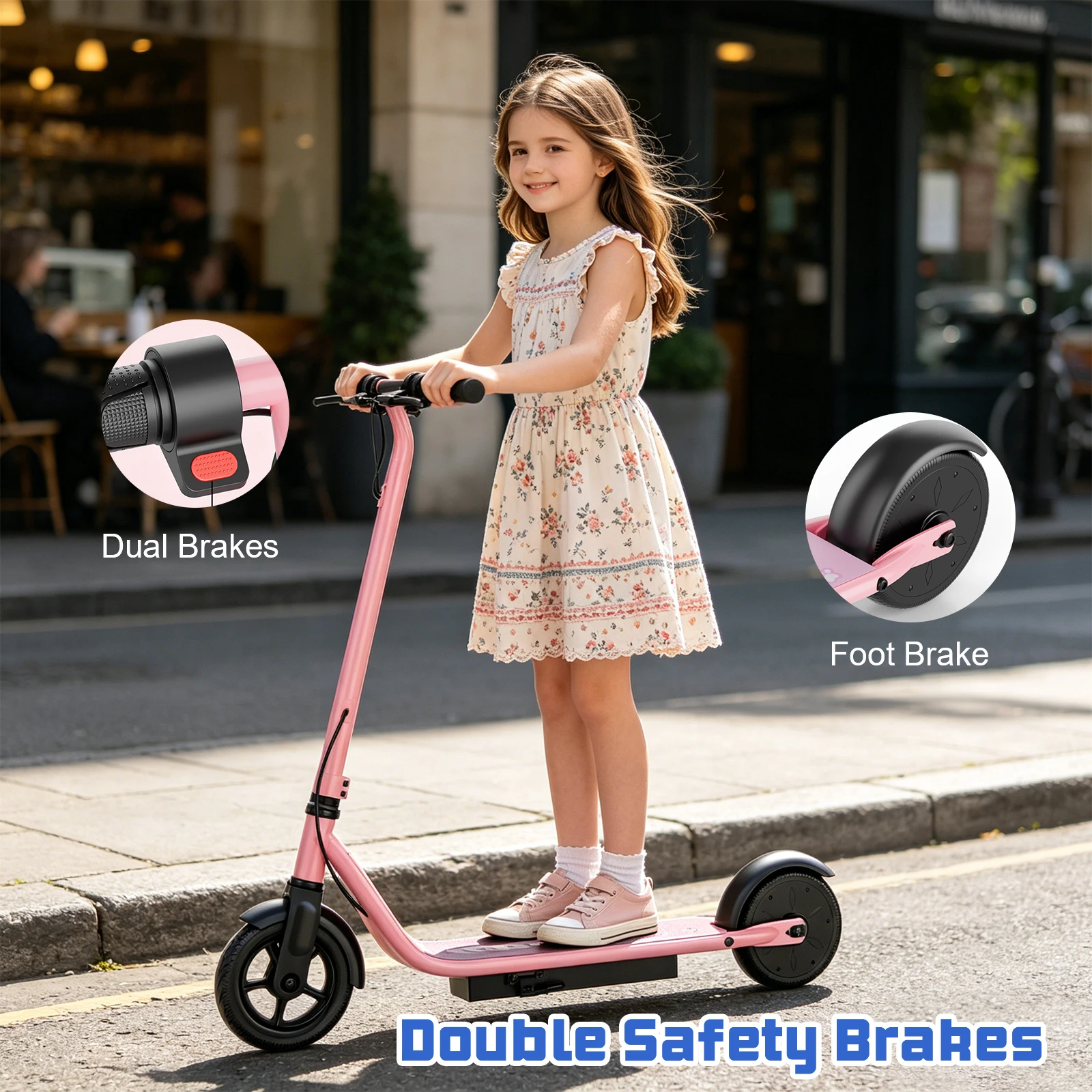 AOVOPRO Y1PLUS  Electric Scooter Powerful Motor 36V 10.5AH Large Capacity Battery 35KM Long Range 8.5Inch Tire with Smart APP Kick City Commuter EScooter