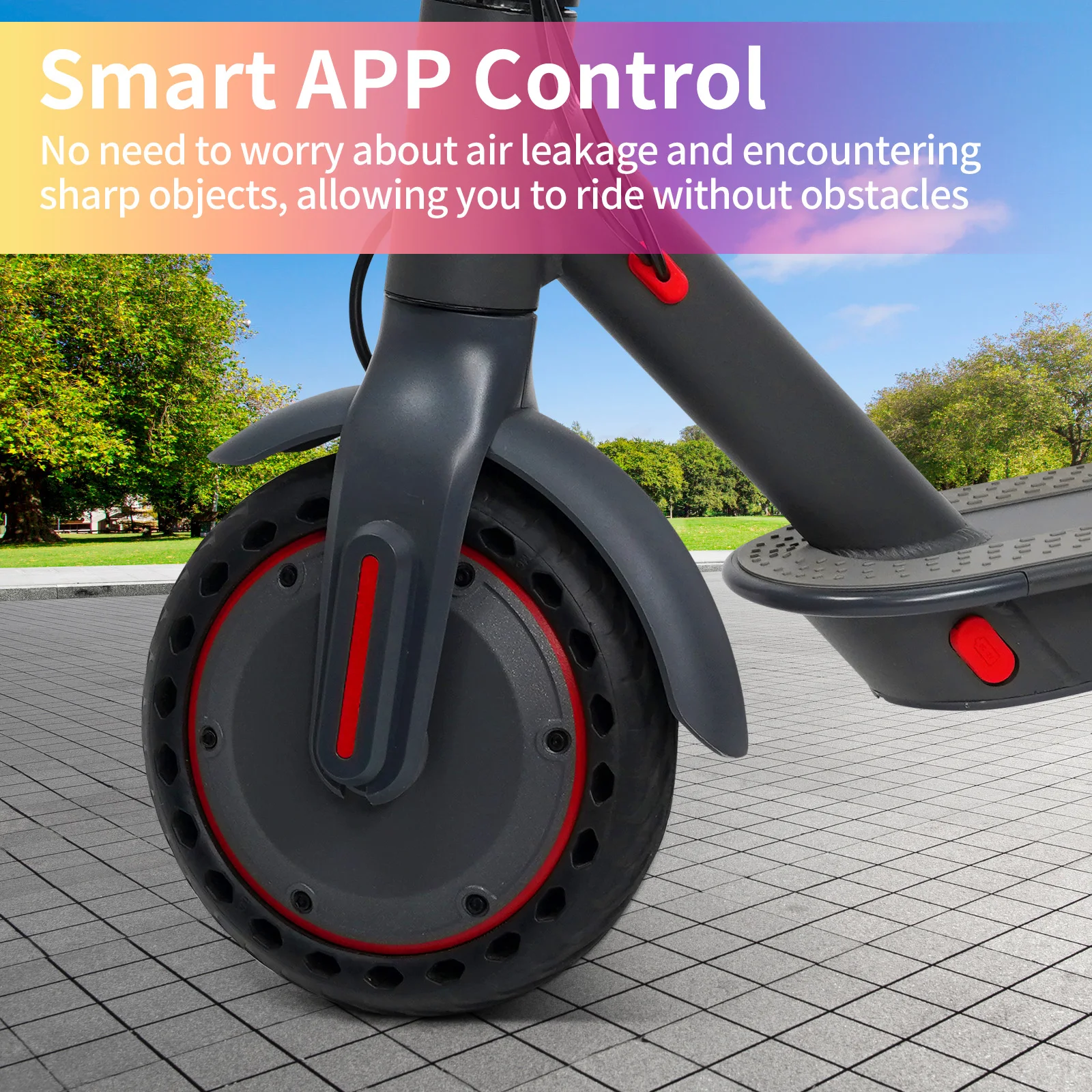 AOVOPRO Y1PLUS  Electric Scooter Powerful Motor 36V 10.5AH Large Capacity Battery 35KM Long Range 8.5Inch Tire with Smart APP Kick City Commuter EScooter