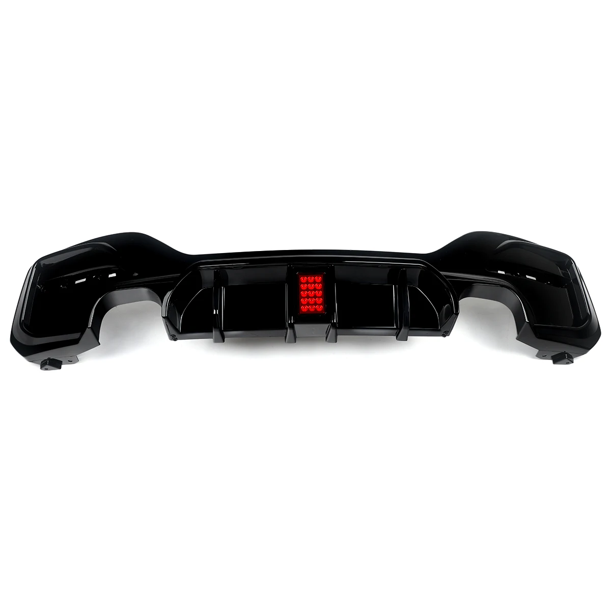 For BMW F20 M Sport M-Tech Rear Bumper Diffuser Spoiler  2015-2019 Car Exteropr Parts Body Kit M135i M140i Glossly Black