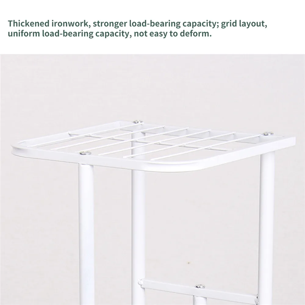 5 Floors 6 Potted Flower Stand Indoor Plant Shelf Metal Support Frame Garden Balcony Flower Pot Green Plant Home Decoration