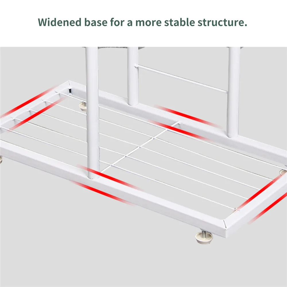 5 Floors 6 Potted Flower Stand Indoor Plant Shelf Metal Support Frame Garden Balcony Flower Pot Green Plant Home Decoration