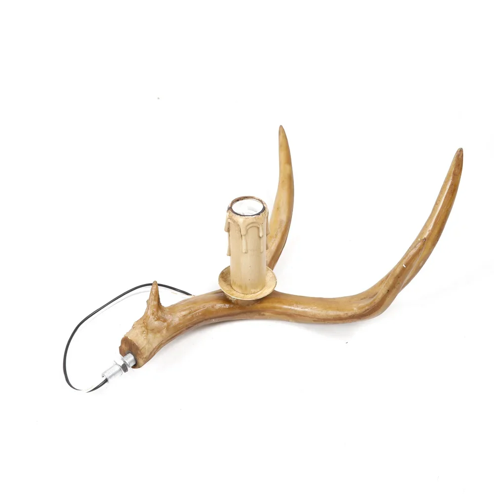 Vintage Antler LED Chandelier Light Retro Deer Horn Restaurant Pendant Lamp LOFT Deer Horn Hanglamp