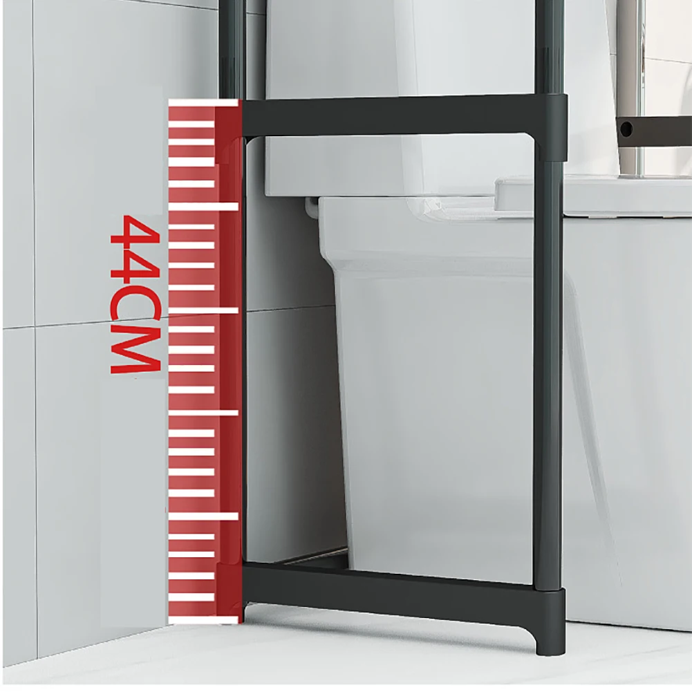 Floor Standing Toilet Storage Rack Large Capacity Household Washing Machine Storage Racks Multifunctional Multi-Layer Shelves