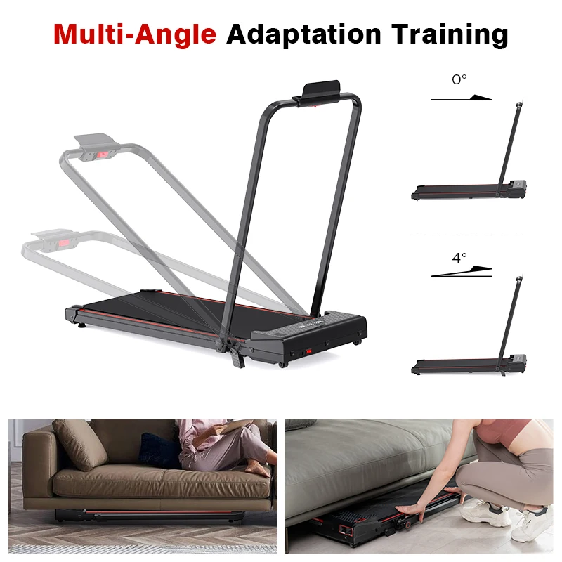 CITYSPORTS PRO Treadmill, Foldable Treadmill for Home with Incline, Compact Walking Pad with Wide Running Belt, Treadmill