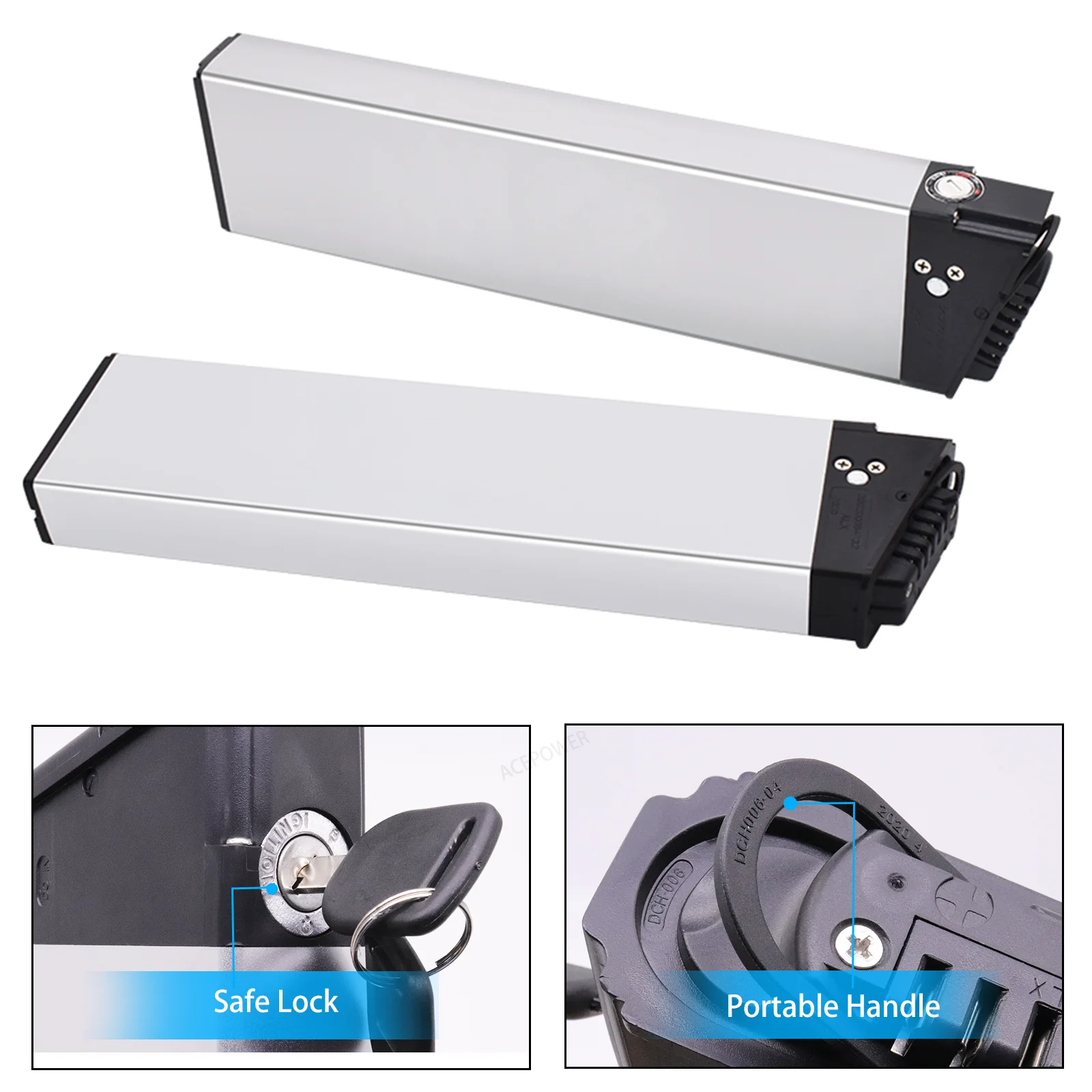 36V Ebike Battery For ADO A20 A20F MATE City BIKE Fiido M1 Folding Electric Bike 36V 10.4Ah 12.5Ah 17.5Ah Replacement Battery