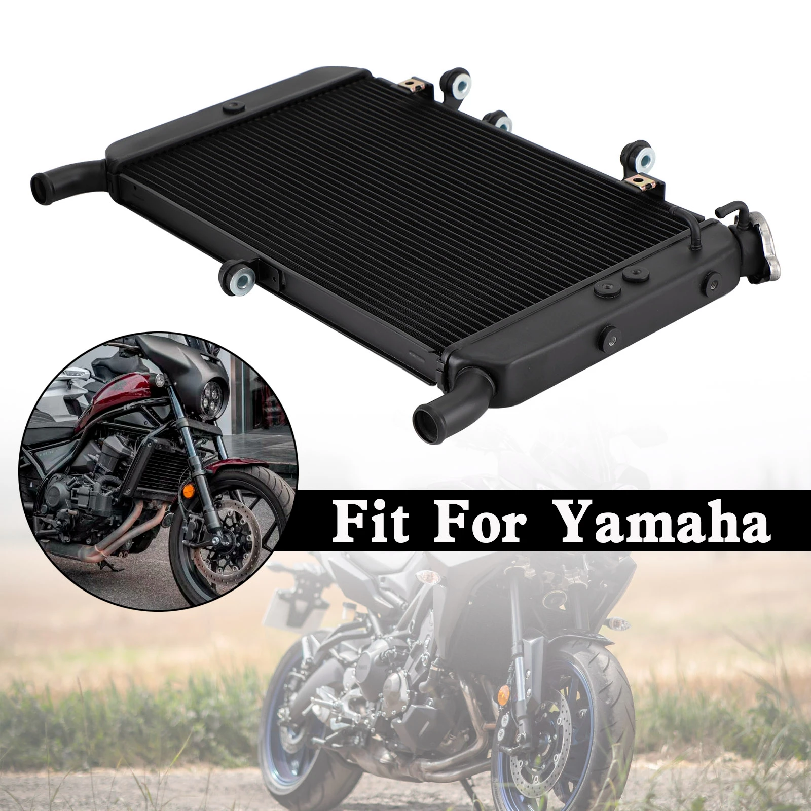 Artudatech Radiator Cooler Cooling for Yamaha FZ09 MT09 MT-09 2014-2020 TRACER 900 2019-2020