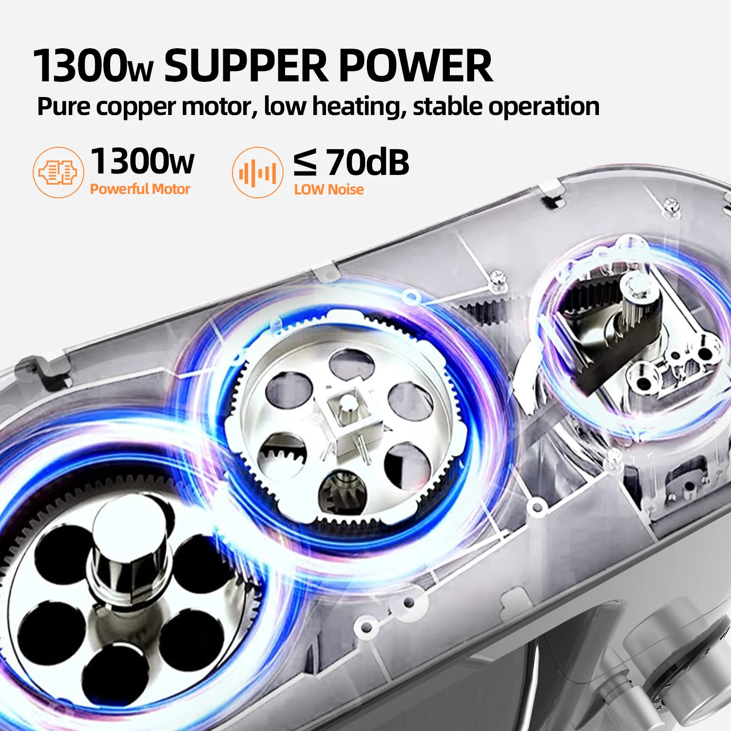 1pc Stand Mixer, 4L Tilt-Head Electric Household Stand Mixer - 1300W 6+P Speed,Food Beater And Butter Beater, EU Plug