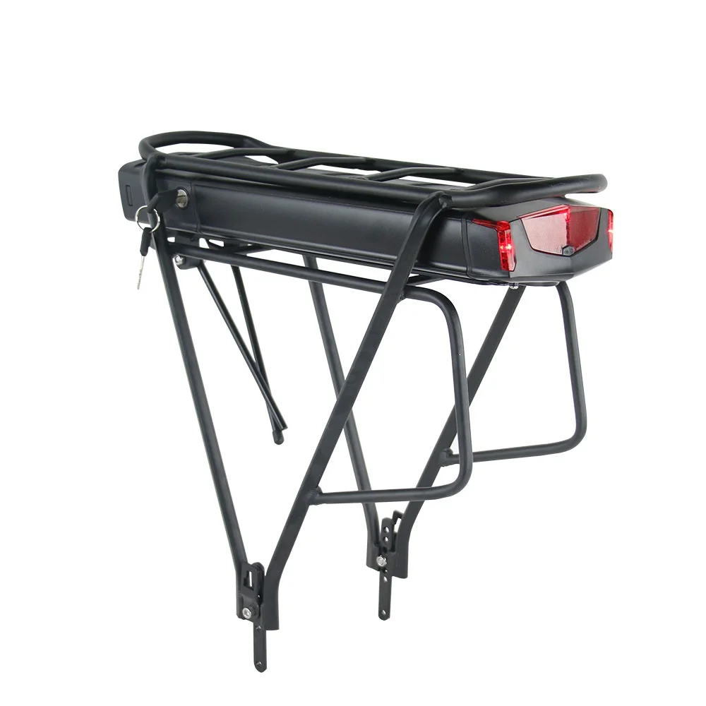 36V 15Ah 17.5Ah Electric Bike Rear Rack Battery 48V City Mountain Ebike Lithium Battery Pack for 1000W 750W 500W Bafang Motor