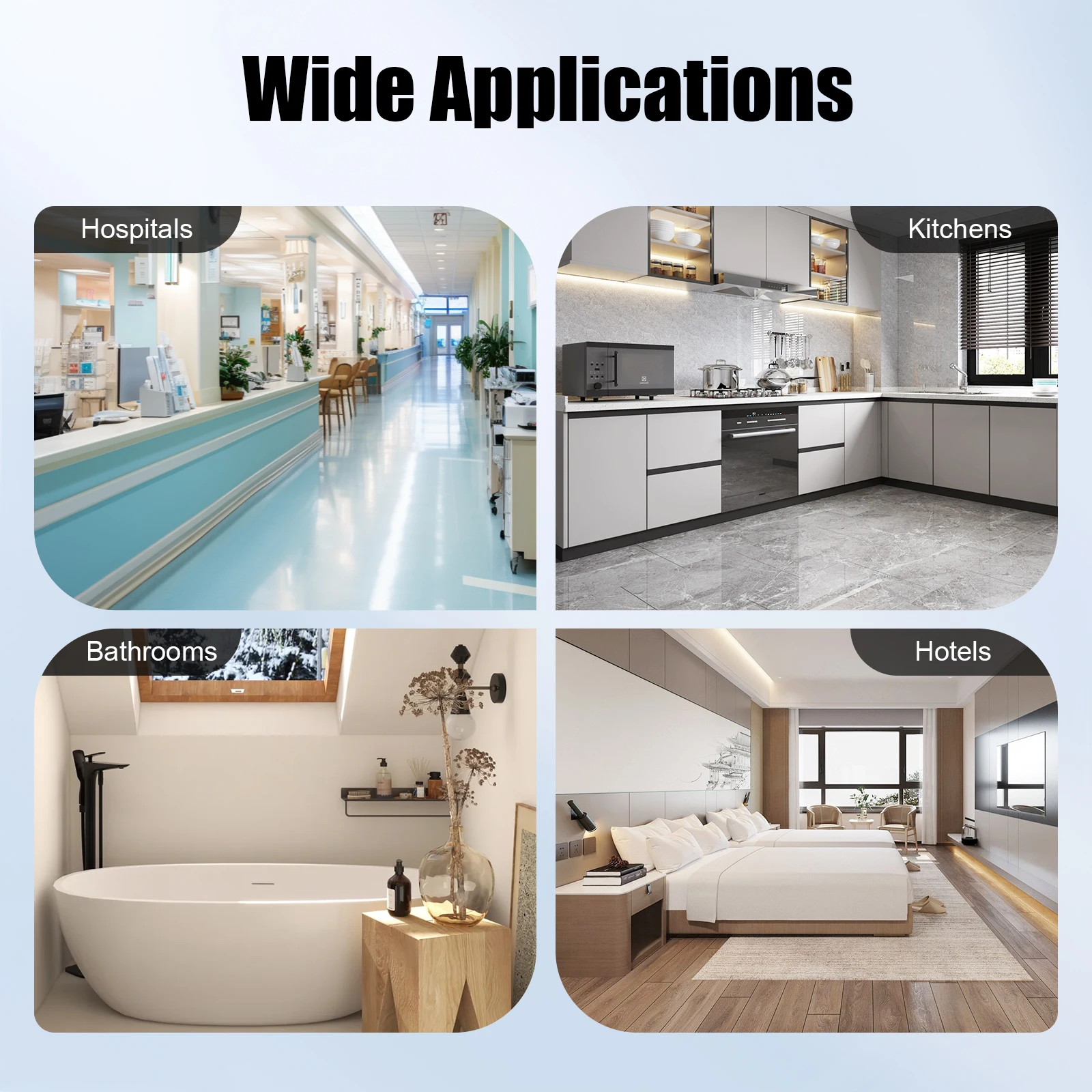 6500W 220V Electric Instant Hot Water Heater Shower Bathroom Faucets Kitchen Tap Digital Display Temperature Automatic