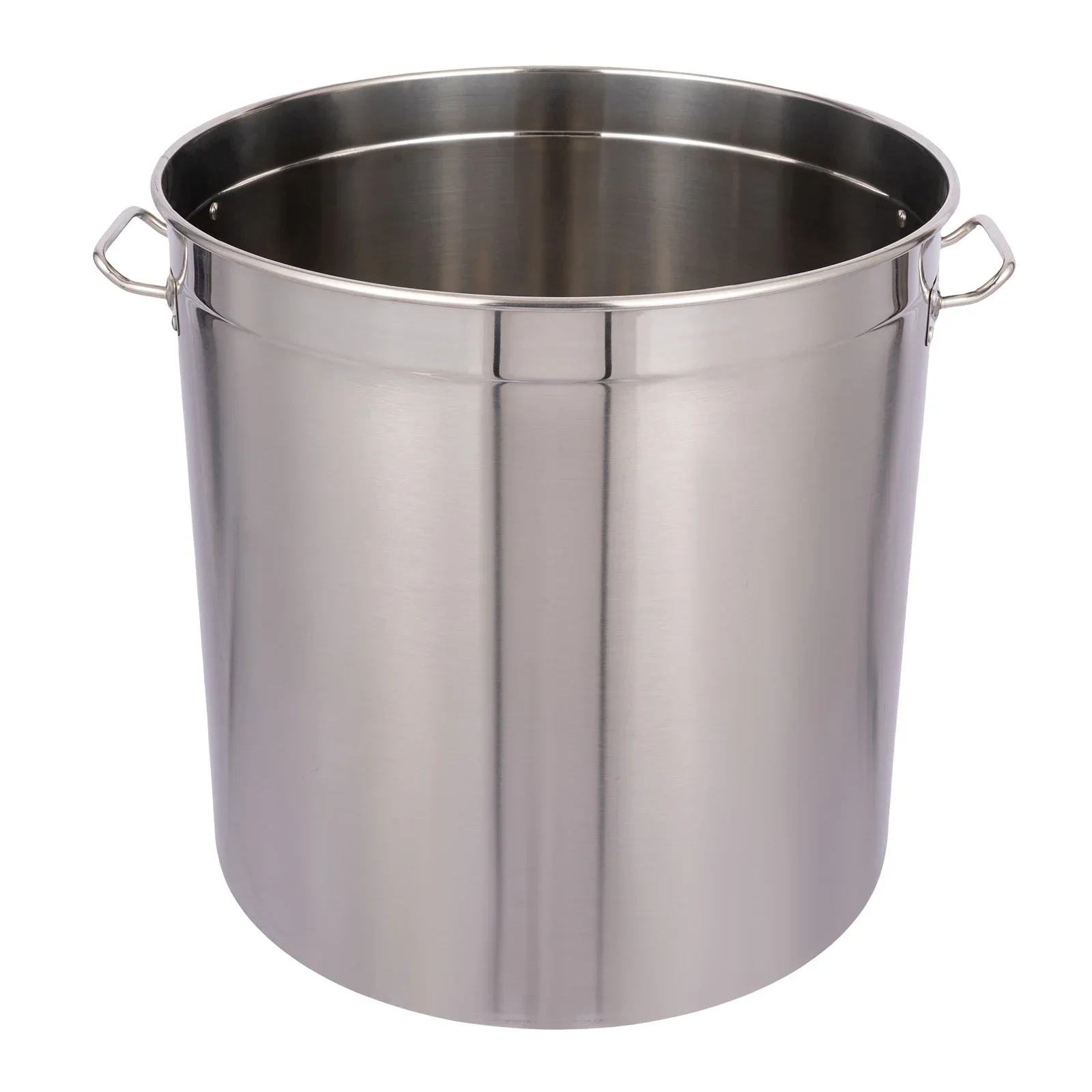 Large Stainless Steel Bucket Soup Container Stockpot for Restaurant School Commercial Home Food Storage