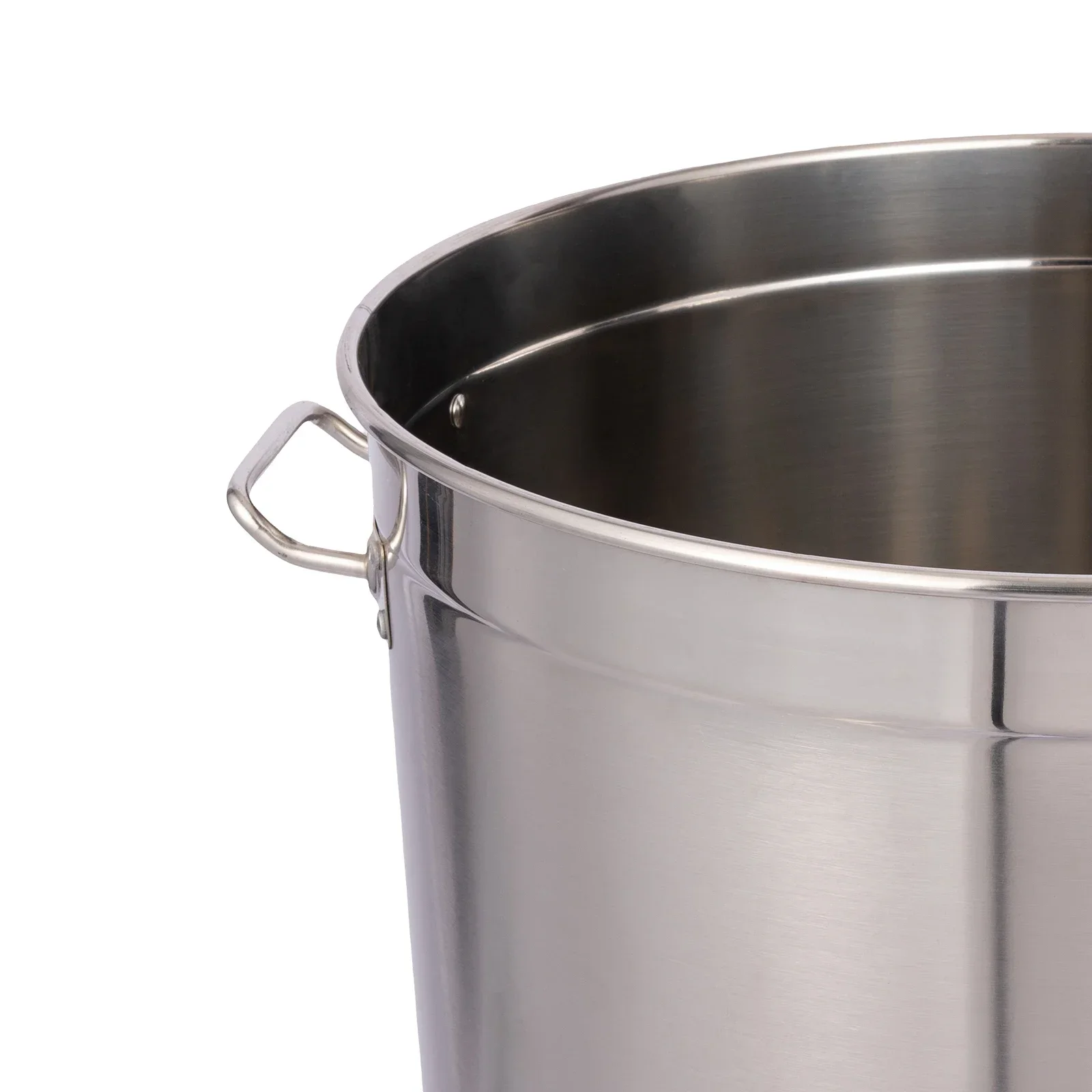 Large Stainless Steel Bucket Soup Container Stockpot for Restaurant School Commercial Home Food Storage