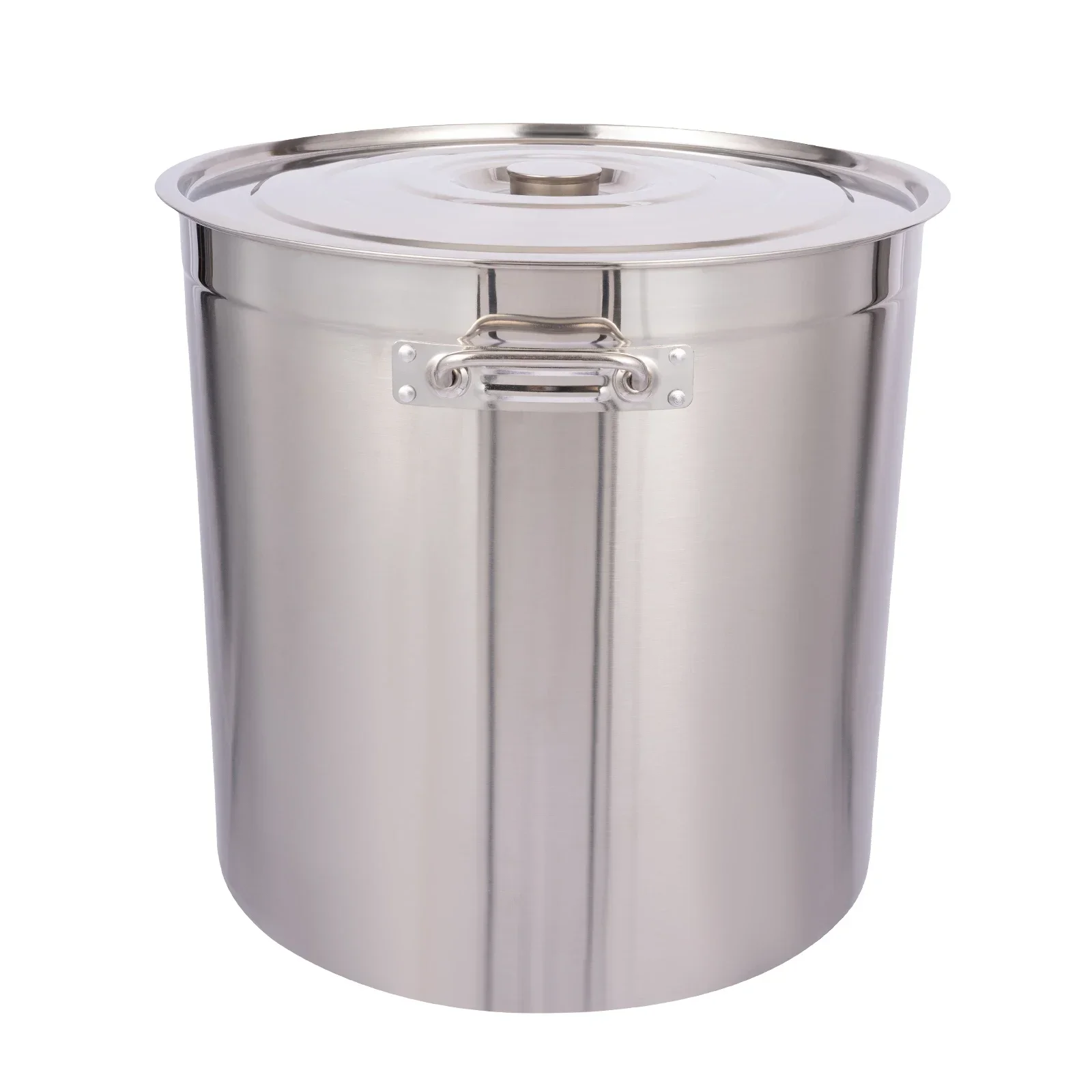 Large Stainless Steel Bucket Soup Container Stockpot for Restaurant School Commercial Home Food Storage