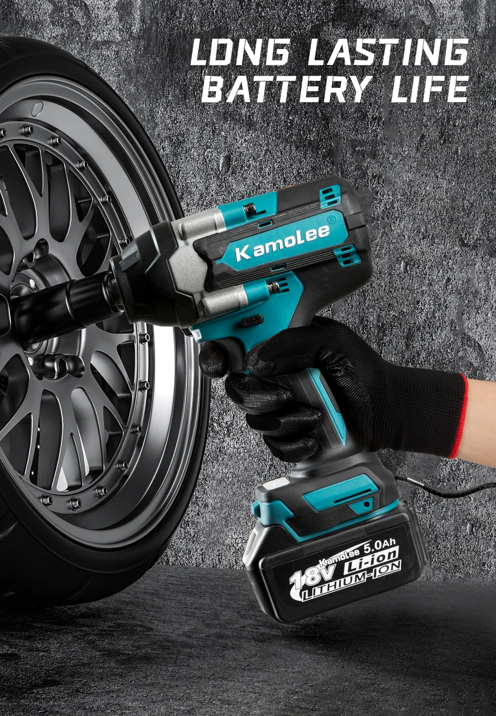 Kamolee 21V 9000mAh Li-ion Battery BL1860 Hand drill Battery Power tools Support Kamolee Makita Power tools