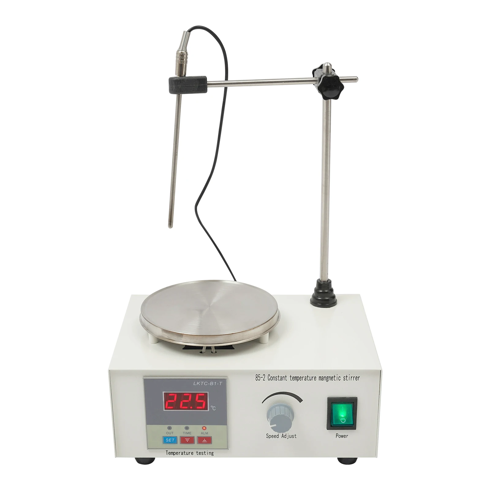 2000ml Magnetic Stirrer Lab Adjustment Range 0-99℃ Heating Plate Stirrers With Temperature Control Panel
