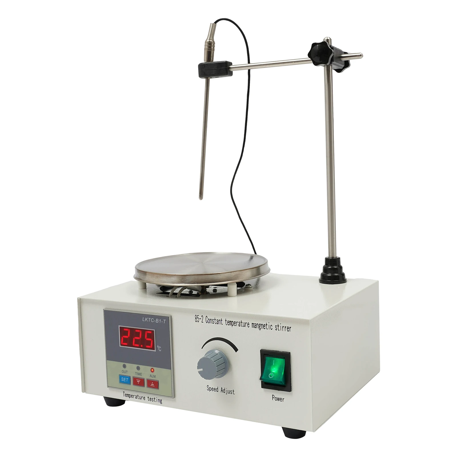 2000ml Magnetic Stirrer Lab Adjustment Range 0-99℃ Heating Plate Stirrers With Temperature Control Panel