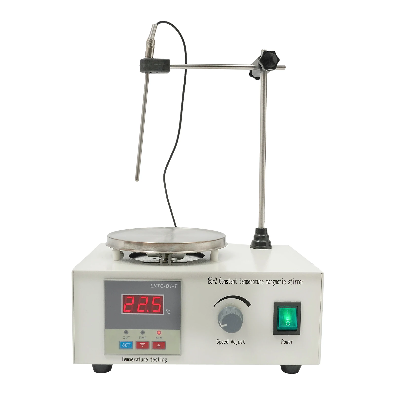 2000ml Magnetic Stirrer Lab Adjustment Range 0-99℃ Heating Plate Stirrers With Temperature Control Panel