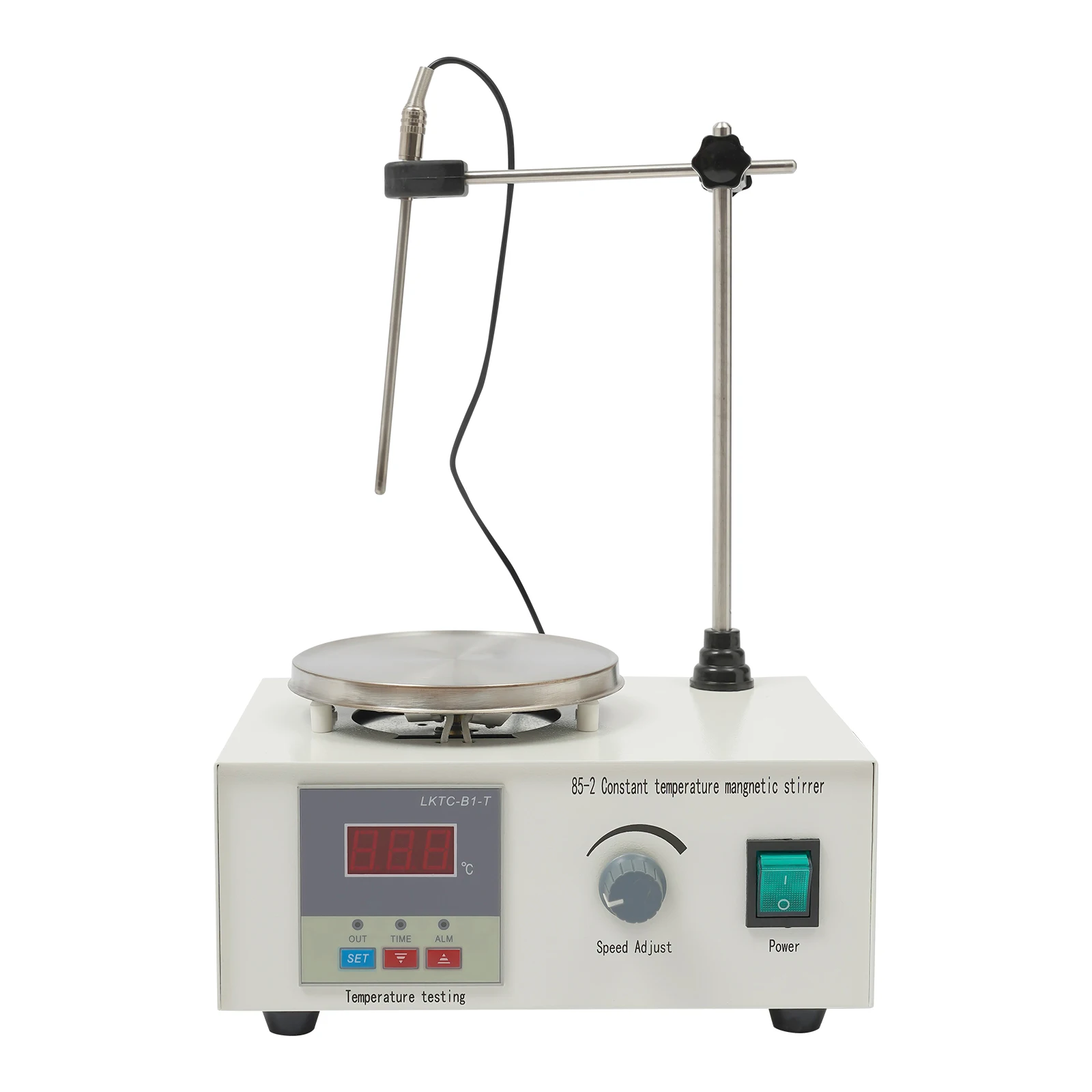 2000ml Magnetic Stirrer Lab Adjustment Range 0-99℃ Heating Plate Stirrers With Temperature Control Panel