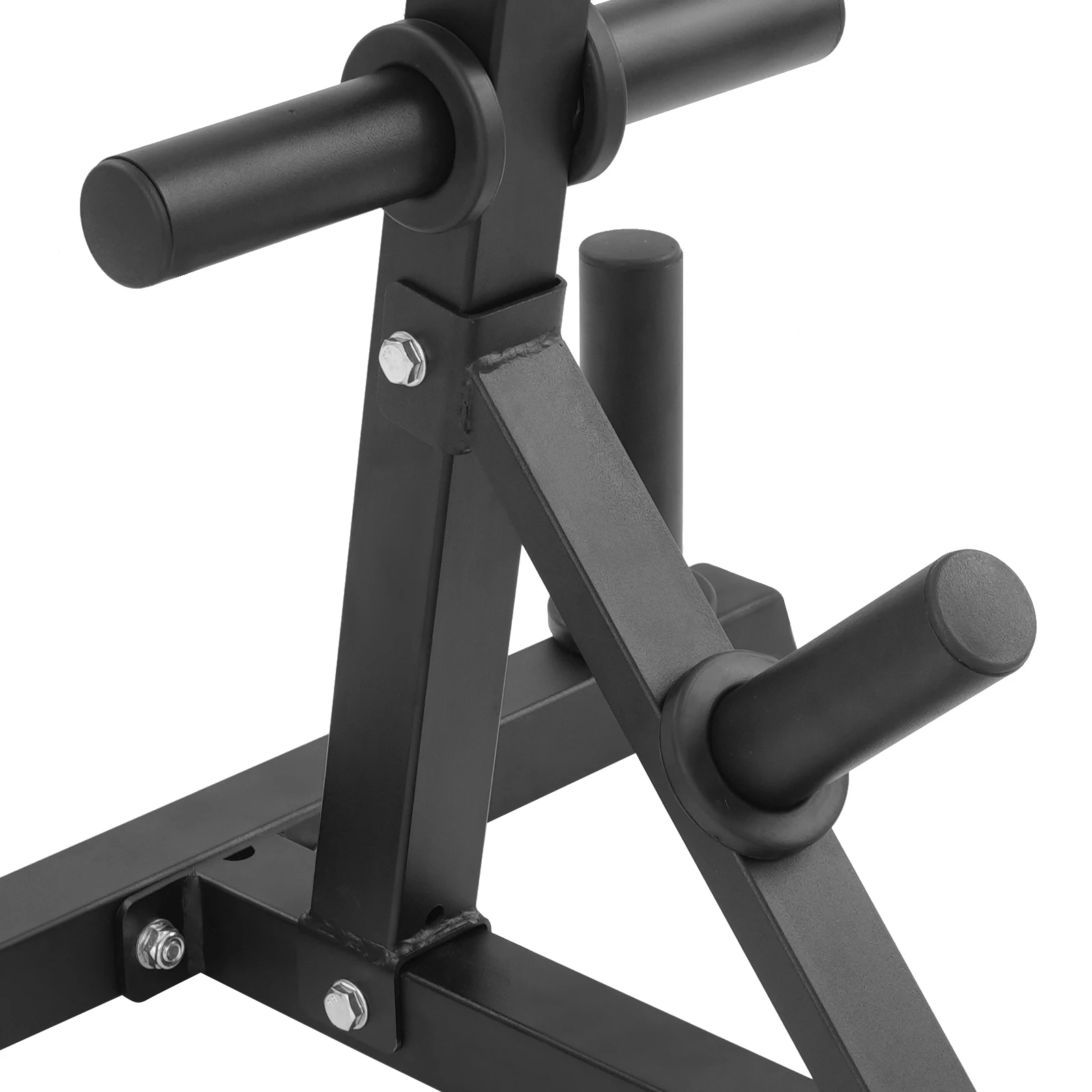 Weight Plate Holder Rust-Proof Weight Plate Bearing Rack Space Saving Vertical Weight Plate Bearing Rack for Home/Gym