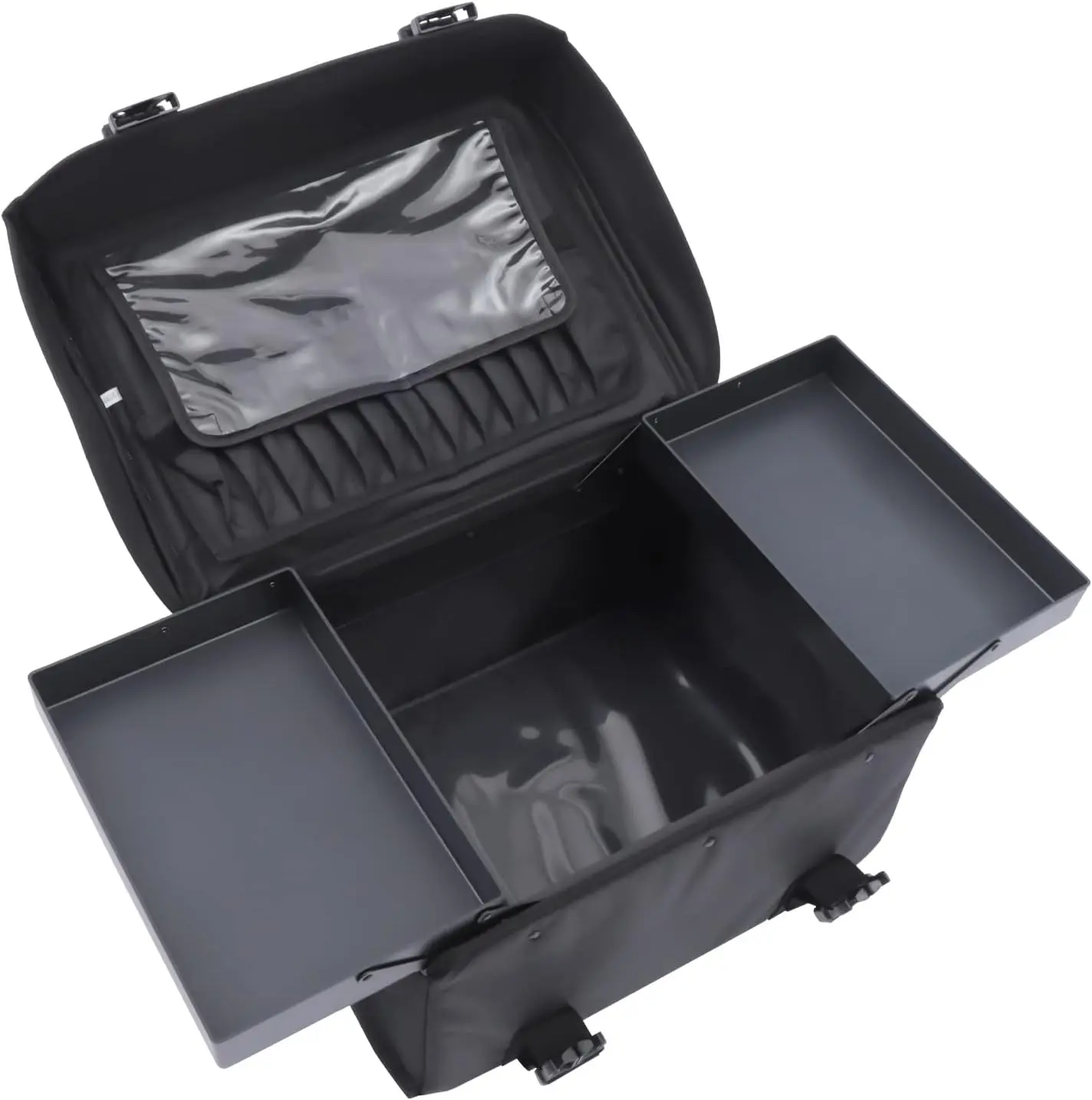 Cosmetic Case Hairdressing Case Trolley 2 in 1 Makeup Box and Travel Case Professional Cosmetic Case with 8 Drawers