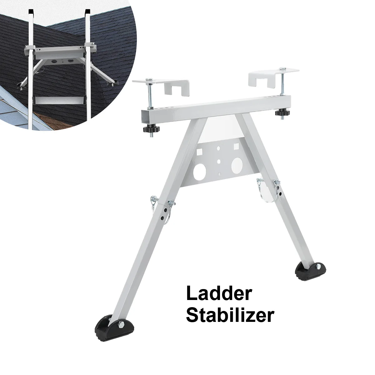 Ladder Standoff for Roof Steel Anti-Slip Ladder Standoff for Roof Adjustable Ladder Accessories for Multipurpose Use Easy
