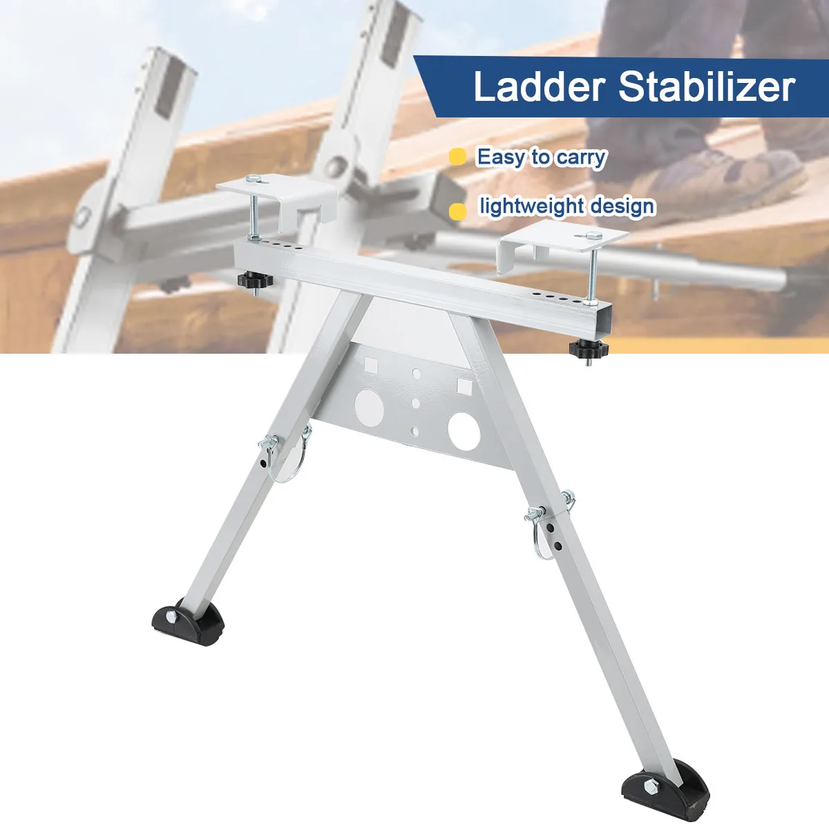 Ladder Standoff for Roof Steel Anti-Slip Ladder Standoff for Roof Adjustable Ladder Accessories for Multipurpose Use Easy