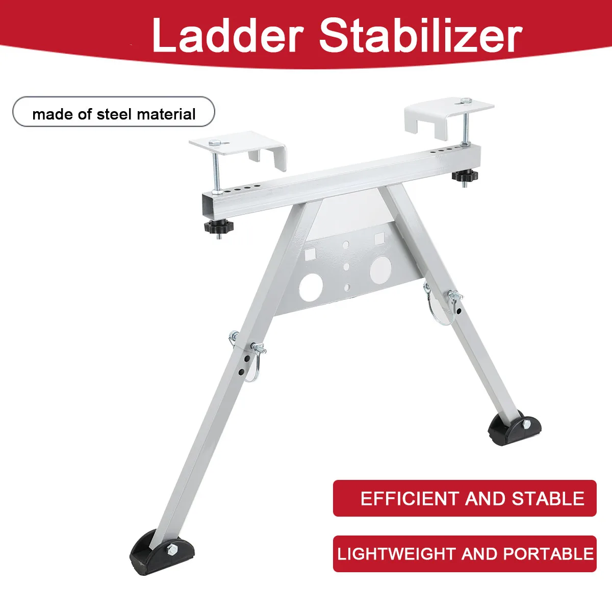 Ladder Standoff for Roof Steel Anti-Slip Ladder Standoff for Roof Adjustable Ladder Accessories for Multipurpose Use Easy