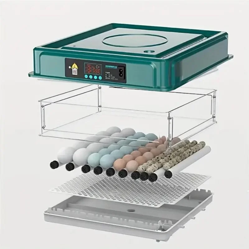 220V 24/36 Eggs Incubator Brooder Bird Quail Chick Eggs Farm Hatcher Automatic Farm Incubation Tools Poultry Hatcher Turner