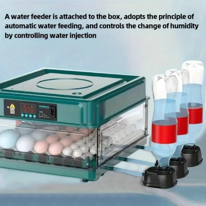 220V 24/36 Eggs Incubator Brooder Bird Quail Chick Eggs Farm Hatcher Automatic Farm Incubation Tools Poultry Hatcher Turner