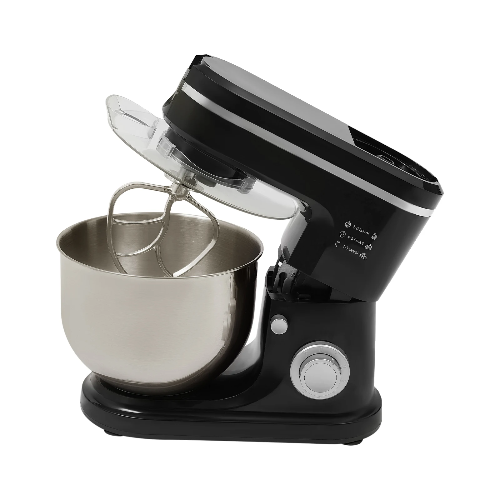Food Processor Stainless Steel Bowl 6 L 1500 W Dough Hook Beat Whisk Stainless Steel Continuous Shredder StandMixerMultifunction
