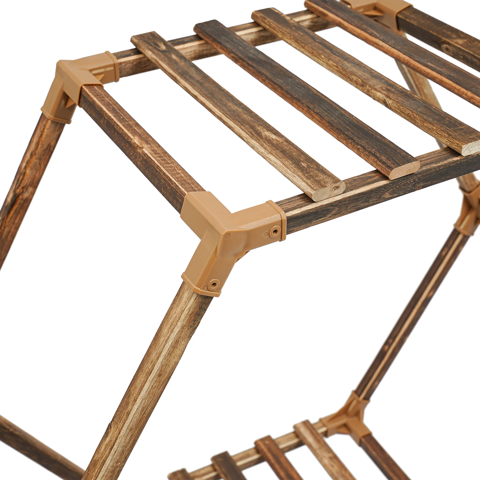 Multi-tier Hexagonal Plant Stand Flower Wood Display Rack Storage Shelf Plant Shelves For Living Rooms Balconies 231*25*97cm