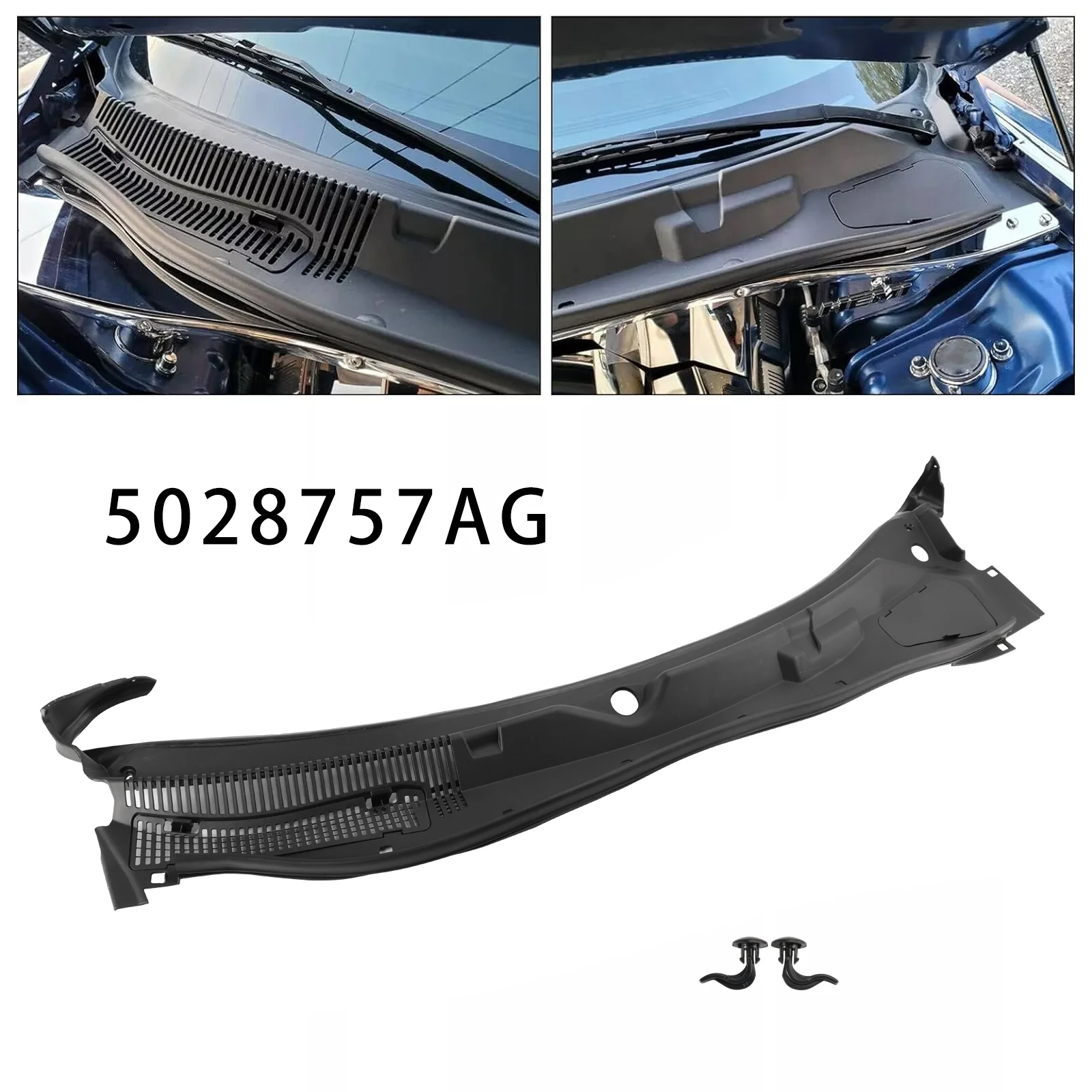 Artudatech Windshield Wiper Cowl Top Panel 5028757AG For Dodge Challenger 2008-2019