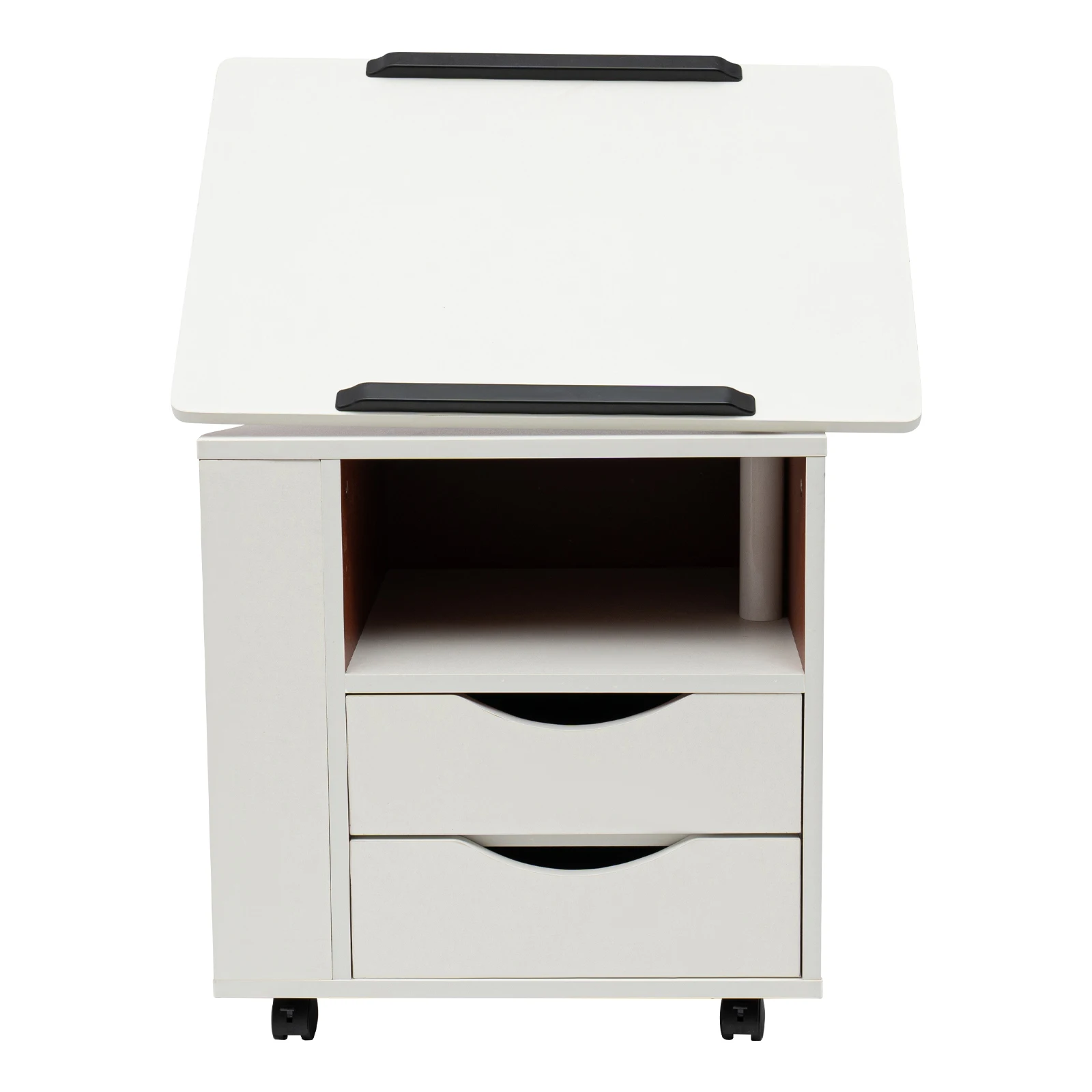Functional Rotating Bedside Table Multi-functional Bookshelf Multi-functional Reading Shelf 3 Tiers Mount Type Floor Standing