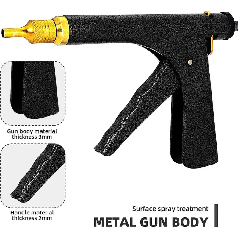 Car Bike Tubeless Tire Repair Puncture Professional Repair Kit Vacuum Tire Repair Gun Car Motorcycle Tire Repair Leaking Kit