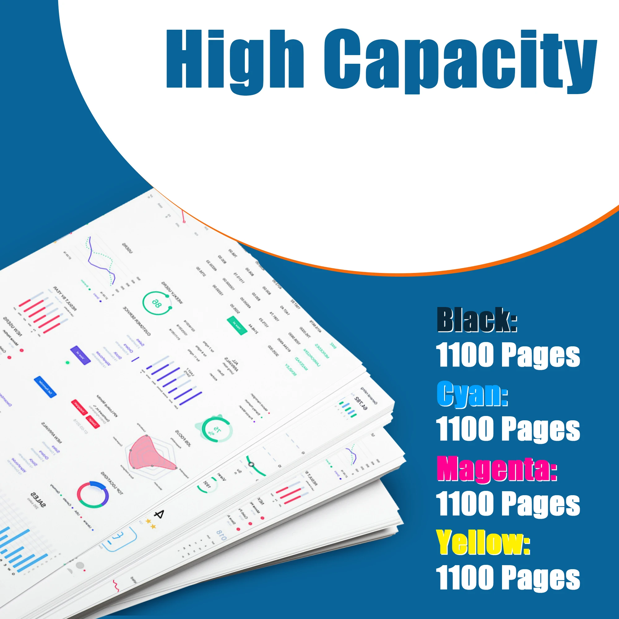 Jhaan 405 405 XL Cartridges Compatible with 405 405XL Black for Epson WF-4820 Printer Cartridges WF-4820DWF WF-3820