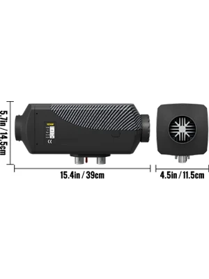 SucceBuy 8KW Diesel Air Heater Muffler Diesel Heater 12V Remote Control Diesel Parking Heater with LCD Switch for Car Truck Boat