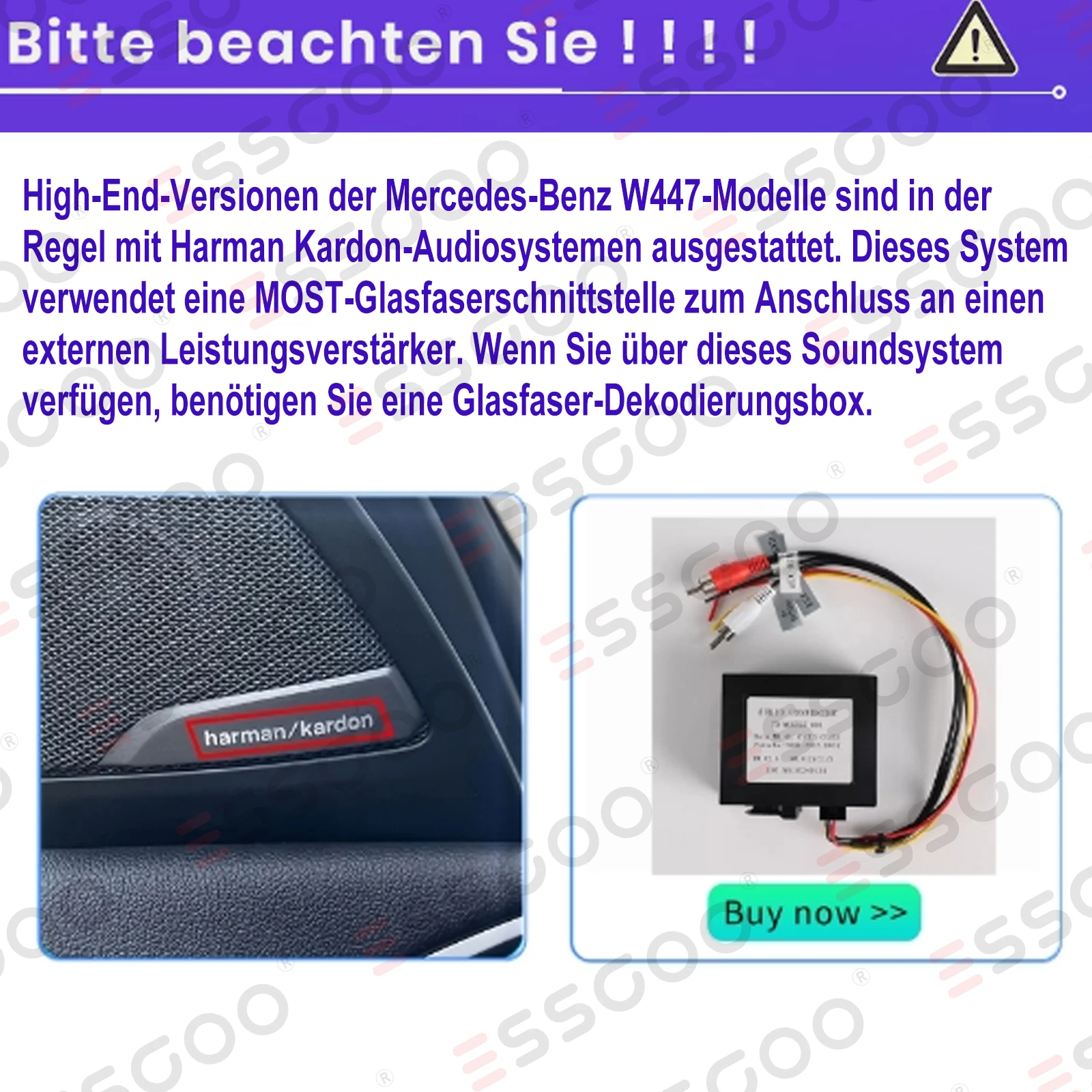 ESSGOO 10.1" Wireless Carplay Android 14 Car Radio For Benz Vito 3 W447 2014-2020 GPS SAT Navi WIFI RDS FM BT Multimedia Player