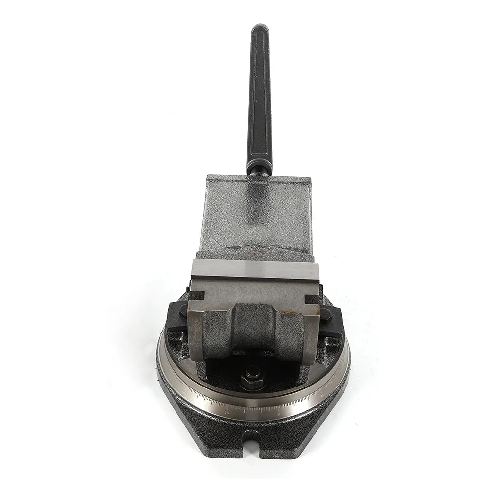 5 Inch Cast Iron Clamp Vise 24KN 360/90° Swivel/Tilt Precision Milling CNC Machine Durable