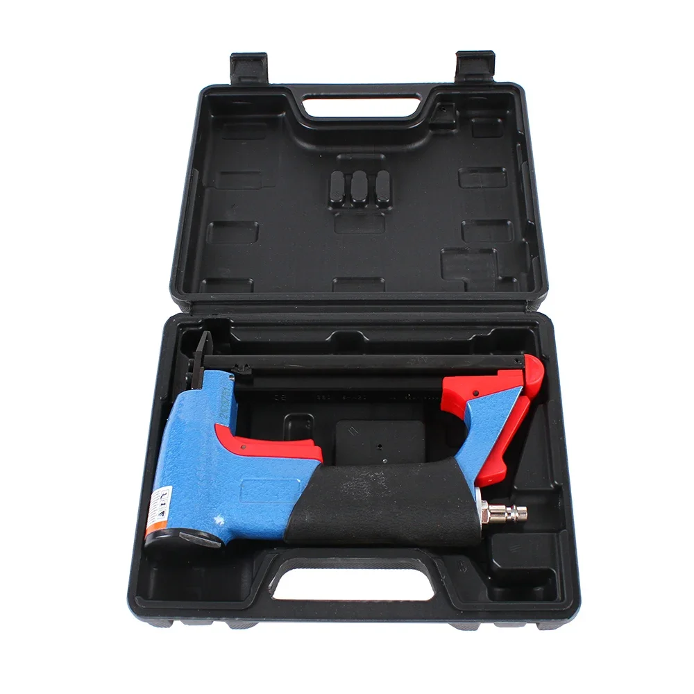 1/2 Inch Professional Aluminum Pneumatic Air Stapler Nailer Fine Stapler Tool For Furniture Woodworking Nail stapler