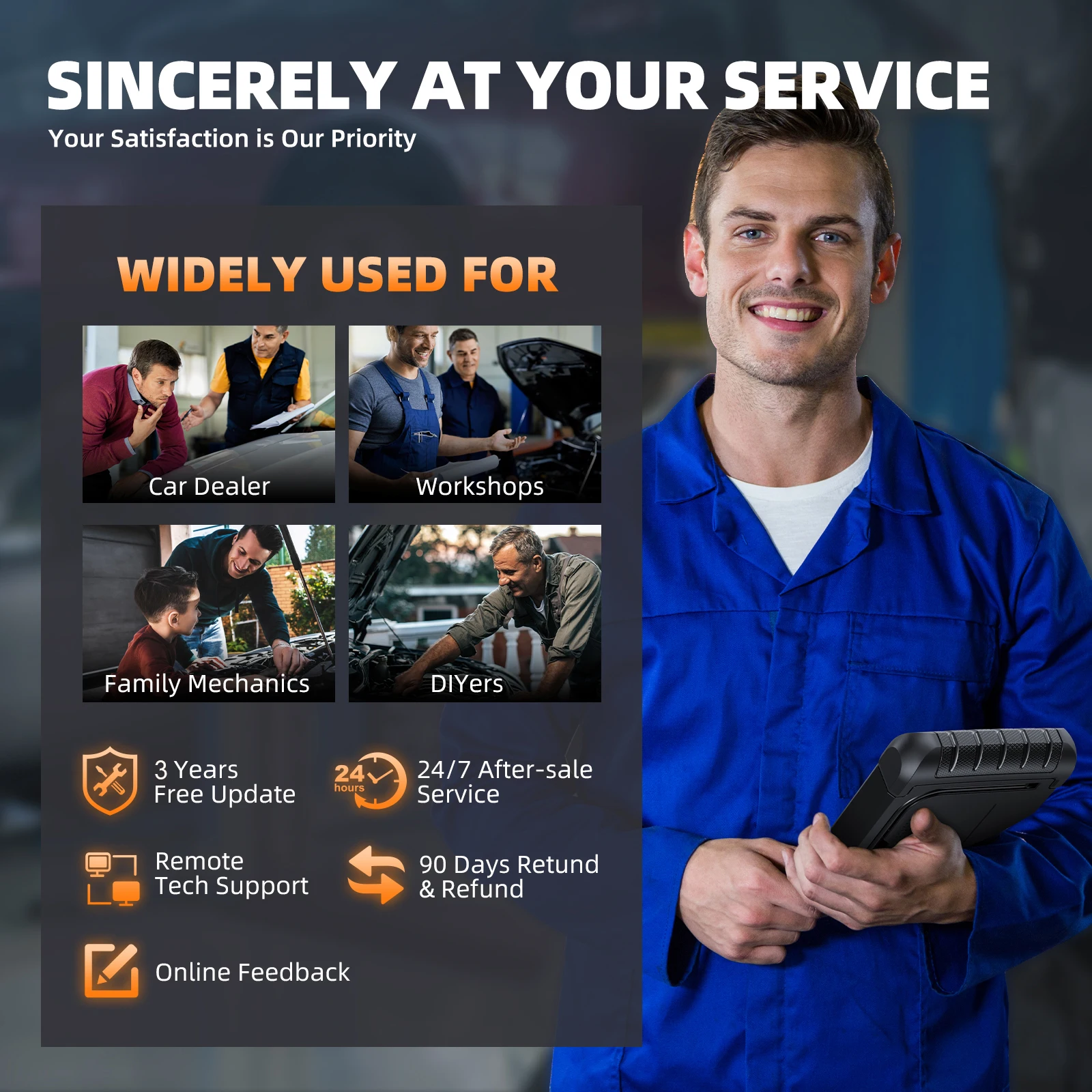 FOXWELL NT1009 Bluetooth Bi-Directional Scan Tool ECU Coding 30+ Reset CAN FD All System Diagnostic Tool 3-Years Free Update