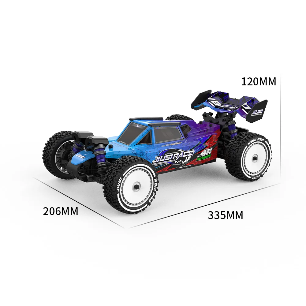 JIUSI WB12 PRO 1/12 Racing Car 4WD 80km/h Brushless 2.4G Remote Control Car Competitive Off-road Car All Terrain Vehicle