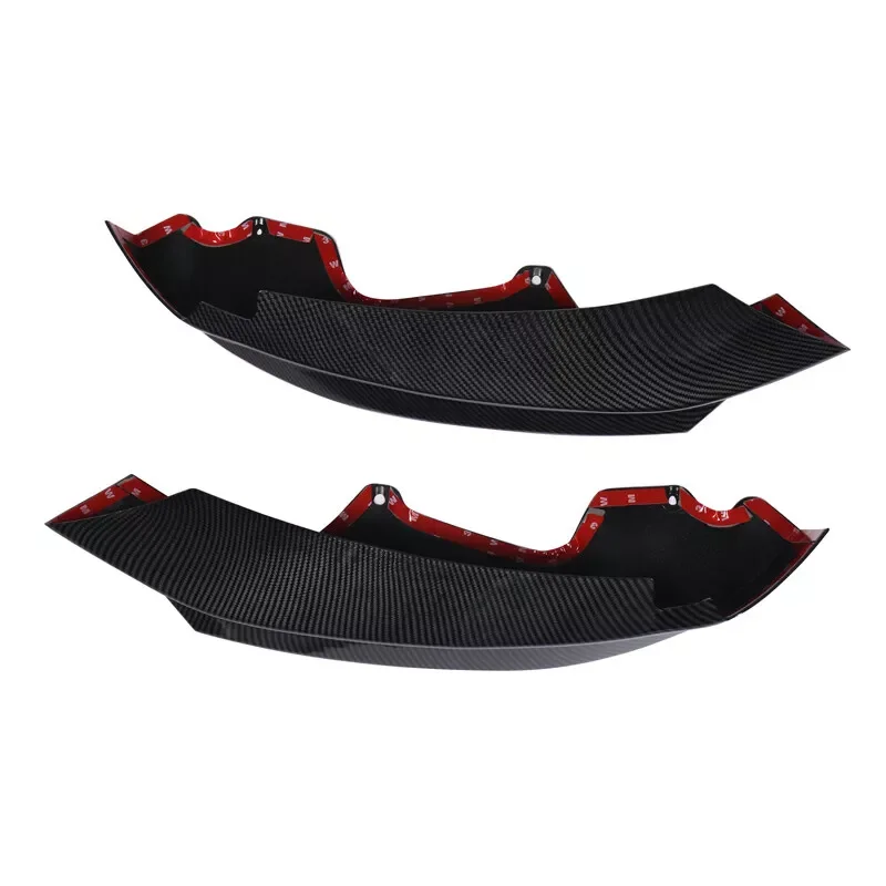For BMW F32 Front Bumper Surround F33 F36 LCI 4 Series 420i 430i 440i M Sport 2014-2020 Carbon Look Front Splitter Lip Encircle