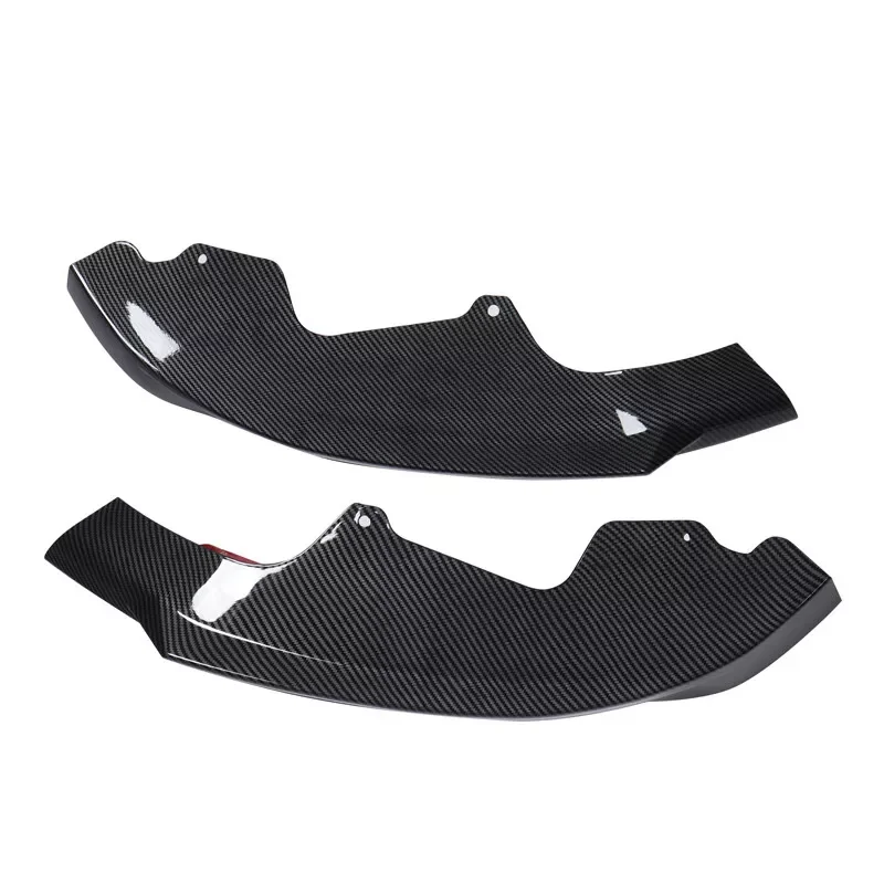 For BMW F32 Front Bumper Surround F33 F36 LCI 4 Series 420i 430i 440i M Sport 2014-2020 Carbon Look Front Splitter Lip Encircle
