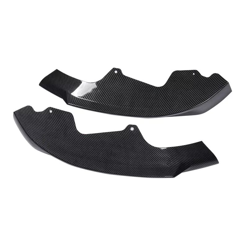 For BMW F32 Front Bumper Surround F33 F36 LCI 4 Series 420i 430i 440i M Sport 2014-2020 Carbon Look Front Splitter Lip Encircle