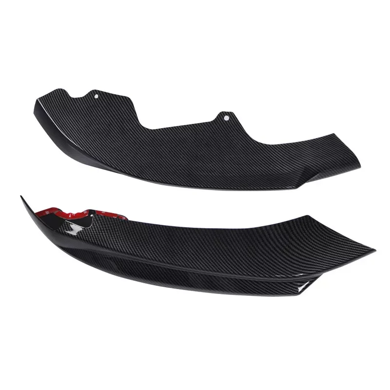 For BMW F32 Front Bumper Surround F33 F36 LCI 4 Series 420i 430i 440i M Sport 2014-2020 Carbon Look Front Splitter Lip Encircle