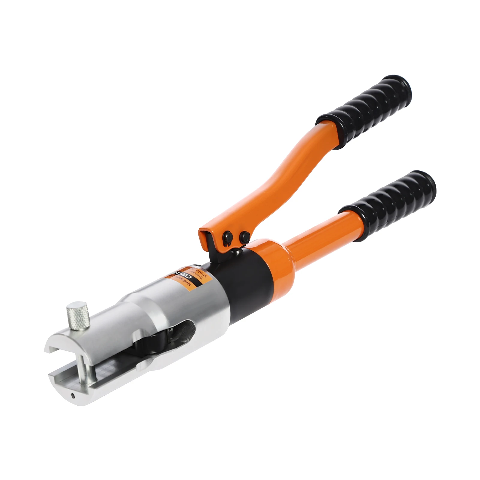 10T Hydraulic Crimping Tool 5 Interchangeable Dies M12/M15/M18/M22/M28 360° Rotatable Head for Copper Pipe Terminal Cable Wire Crimper