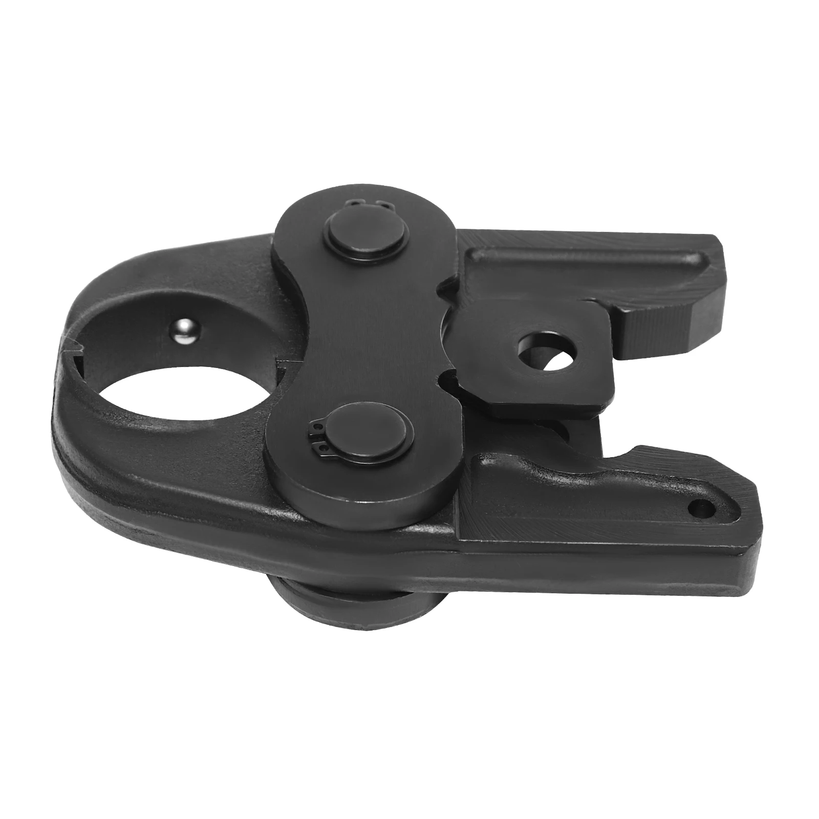 10T Hydraulic Crimping Tool 5 Interchangeable Dies M12/M15/M18/M22/M28 360° Rotatable Head for Copper Pipe Terminal Cable Wire Crimper