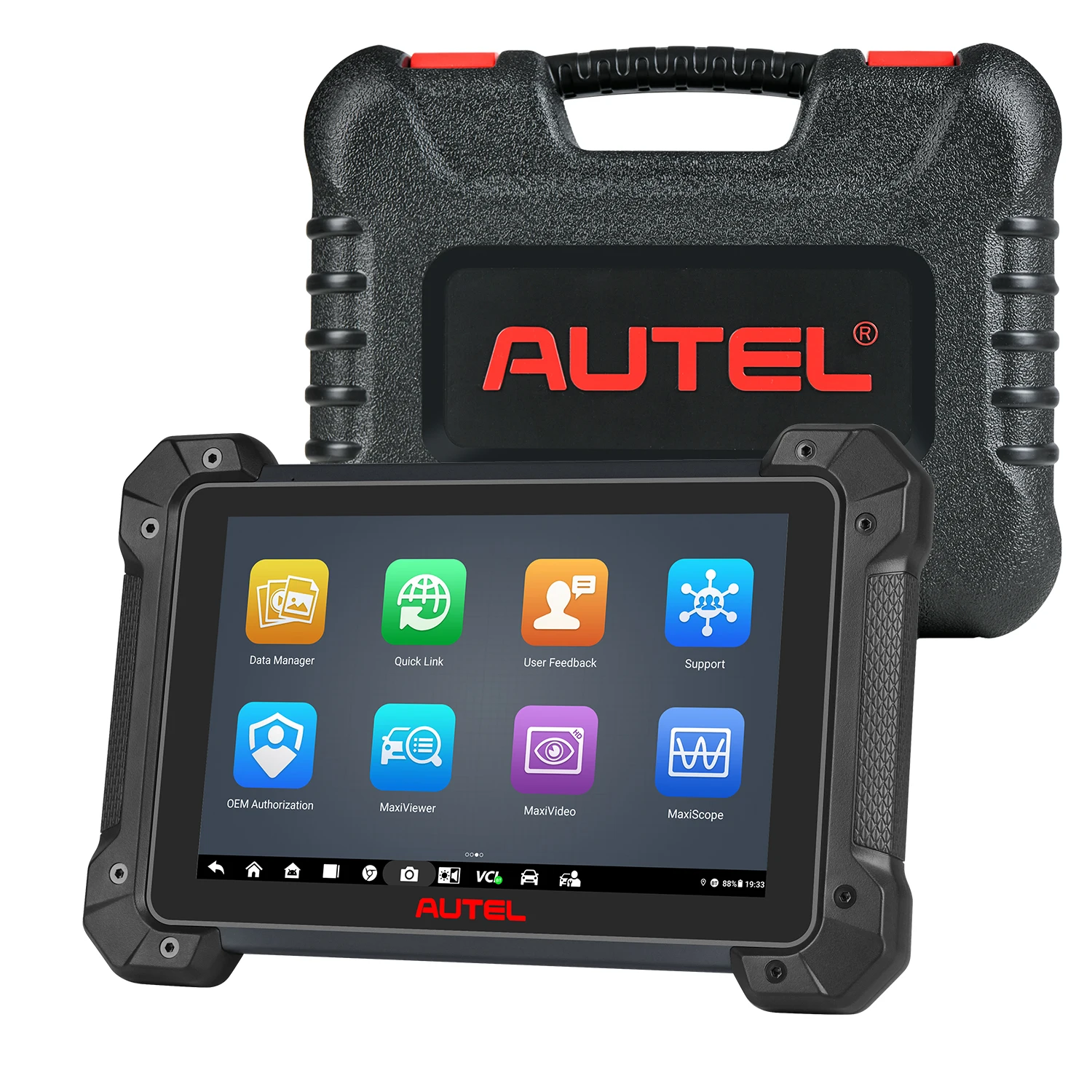 Autel MaxiCOM MK908 II MK908II Automotive OBD2 Scanner Car Diagnostic Tools, ECU Coding, Bi-directional Control PK MK906 MK908
