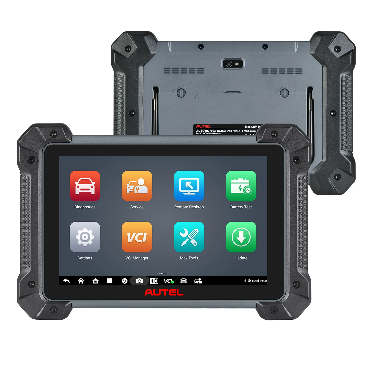 Autel MaxiCOM MK908 II MK908II Automotive OBD2 Scanner Car Diagnostic Tools, ECU Coding, Bi-directional Control PK MK906 MK908