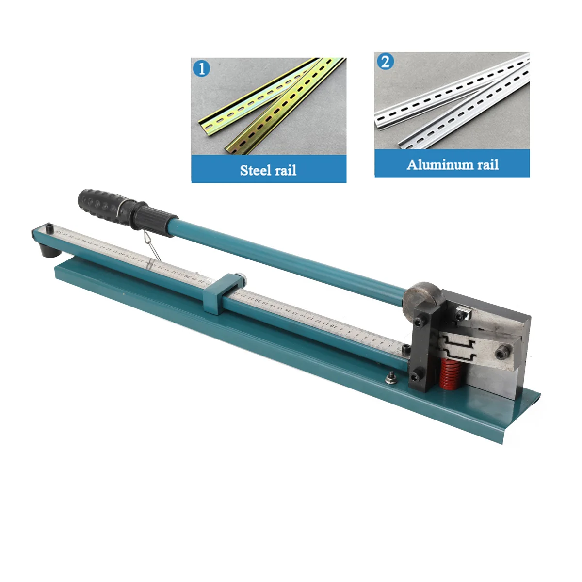 Manual DIN Rail Cutter Double Slot Steel and Aluminum Rail Cutting Machine DC-35 0.5-1.5MM